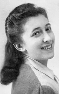 Andreina Acquarone nel dicembre del 1947