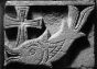 Pesce con croce, in pietra, di Erment nell'Alto Egitto, del IV secolo, ora nel Museo del Louvre, tratto da: Pierre du Bourguet, "I Copti", Il Saggiatore, Milano 1969, p. 61